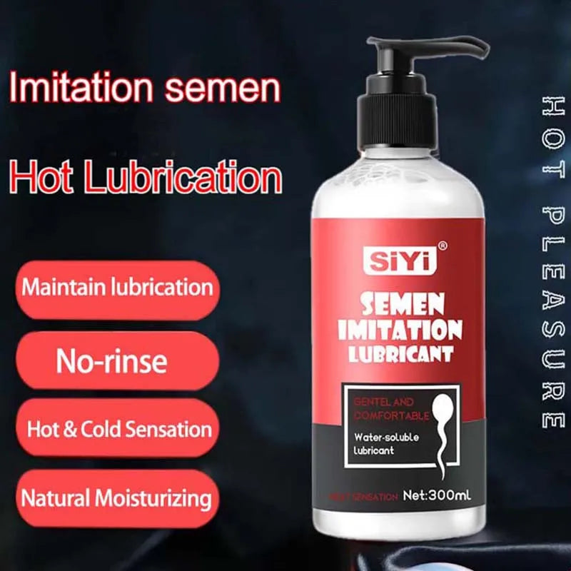 Anal Lubricant for Sex Semen Lube Vagina Water Based Fake Sperm Lubrication Gay Adult Masturbation Intimate Toys Gel Sexy Shop - buysextoyth