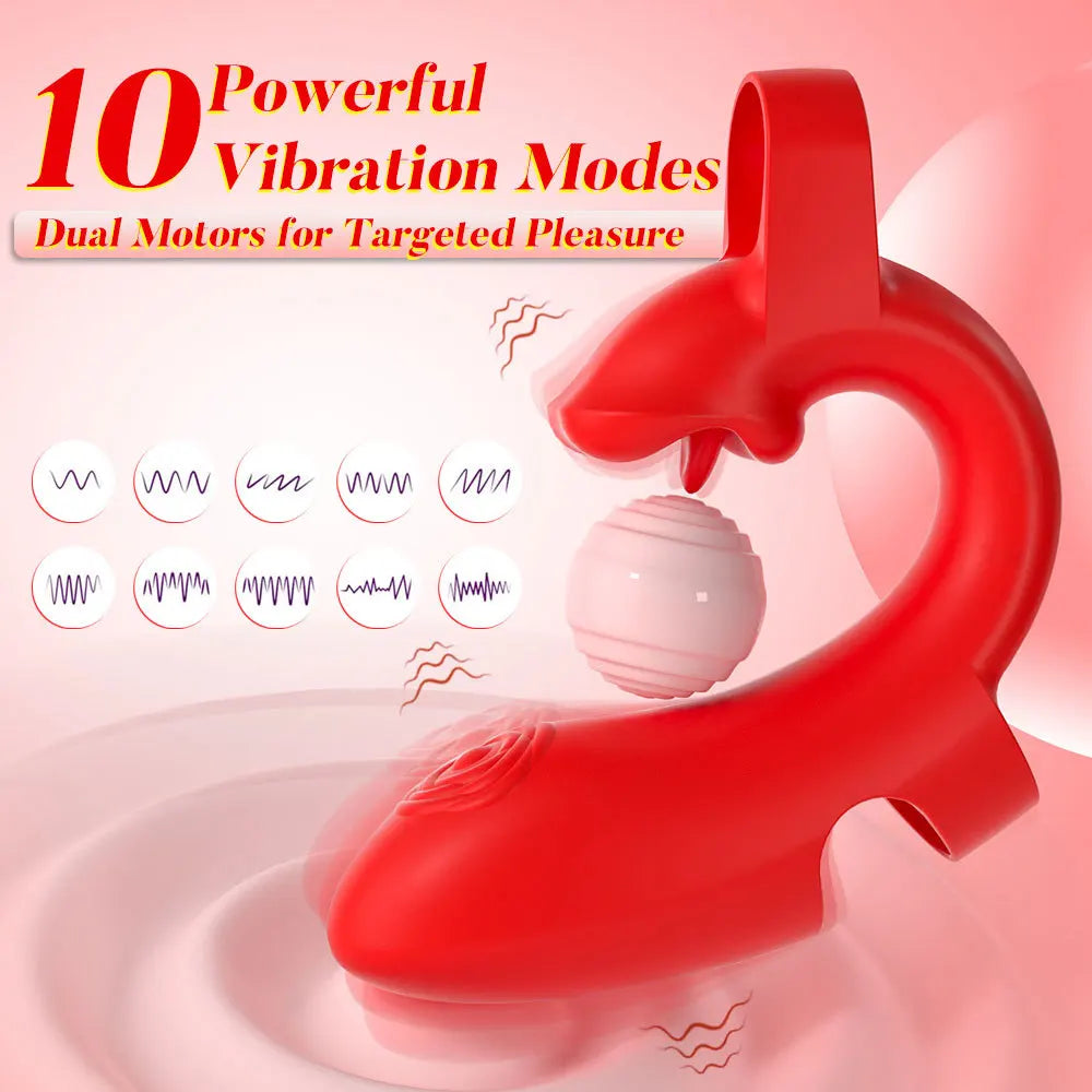 2in1 Wear Finger Vibrator Clitoral G Spot Trigger Stimulator 10 Speed Vaginal Massager Masturbation Sex Toy For women Adult 18 - buysextoyth