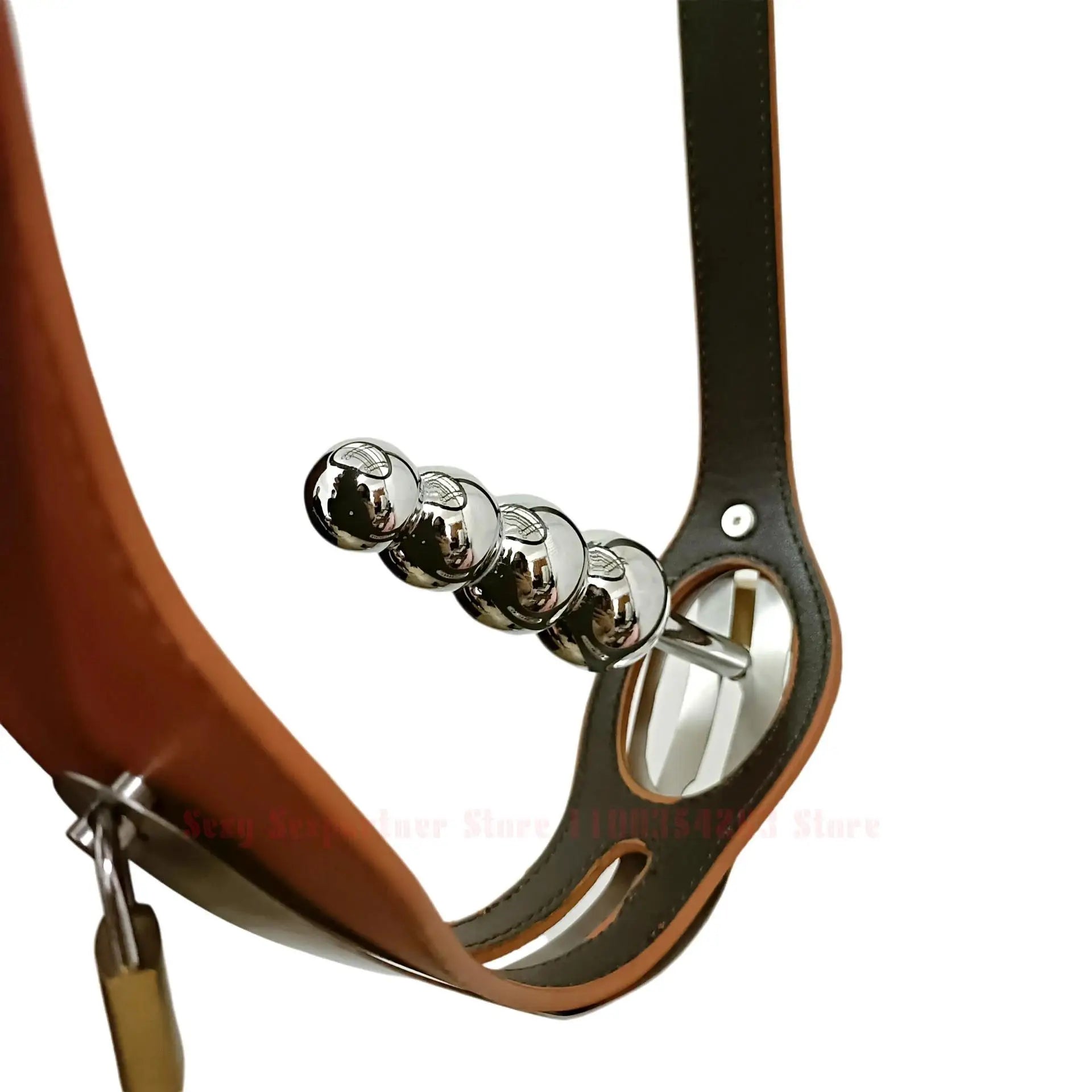 Leather T-Shaped Female Lock Belt Masturbator Strap On Pants Underwear Fetish Chastity Sex Chastity Device Bdsm Toys - buysextoyth