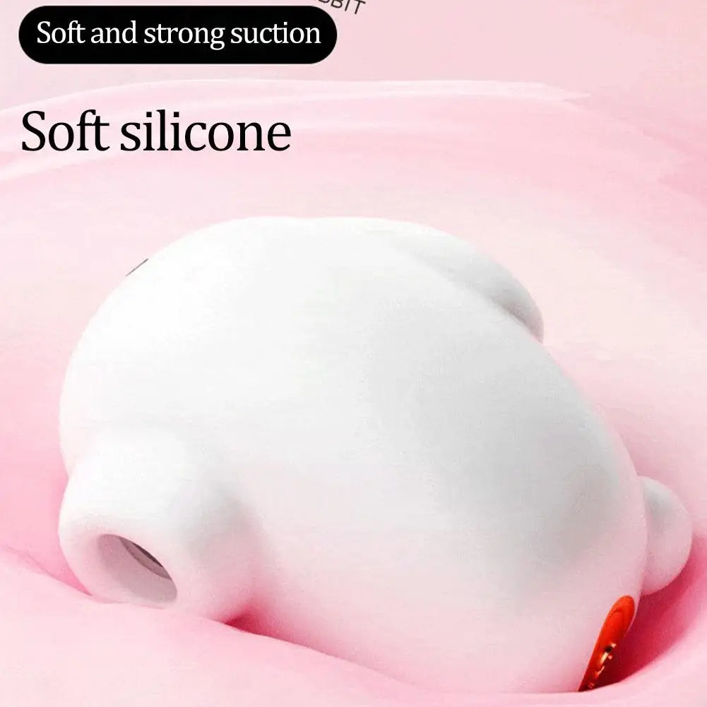 Cute Moon Rabbit Sucking Vibrating Egg Massager Pussy Clit G-spot Clitoral Stimulator USB Rechargeable Adult Sex Toy - buysextoyth