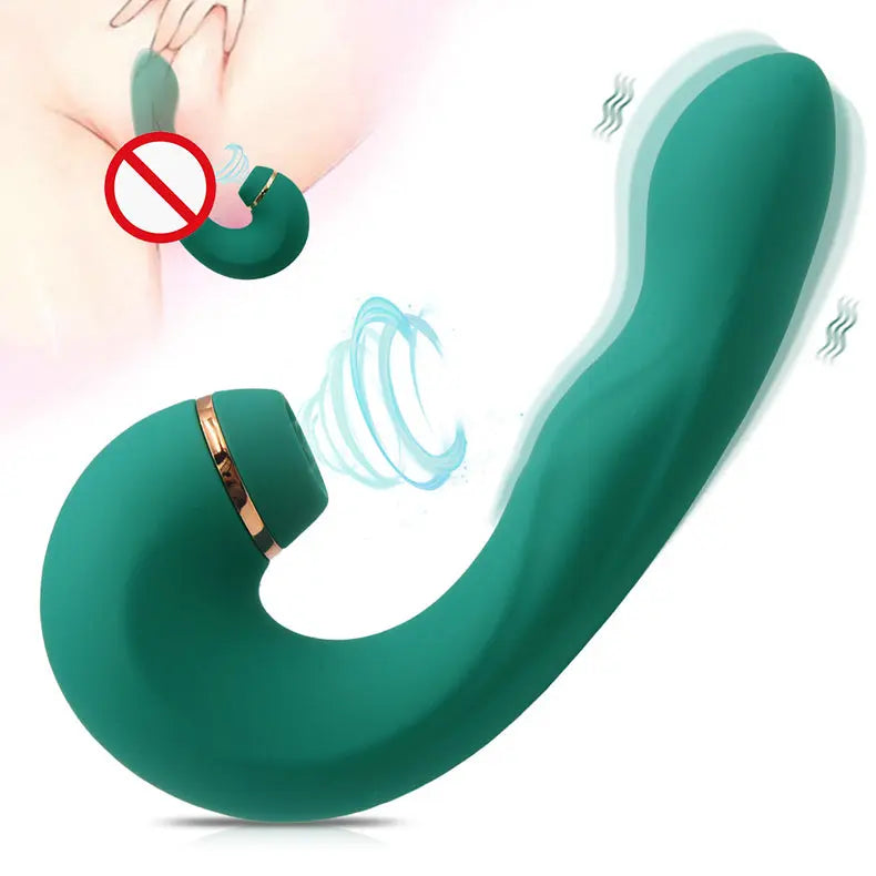 Abhoth Female Vibrator Sex Toys Sucking Vibrator 10 Frequency Vibration + Sucking G Spot Stimulation Masturbator Adult Products - buysextoyth