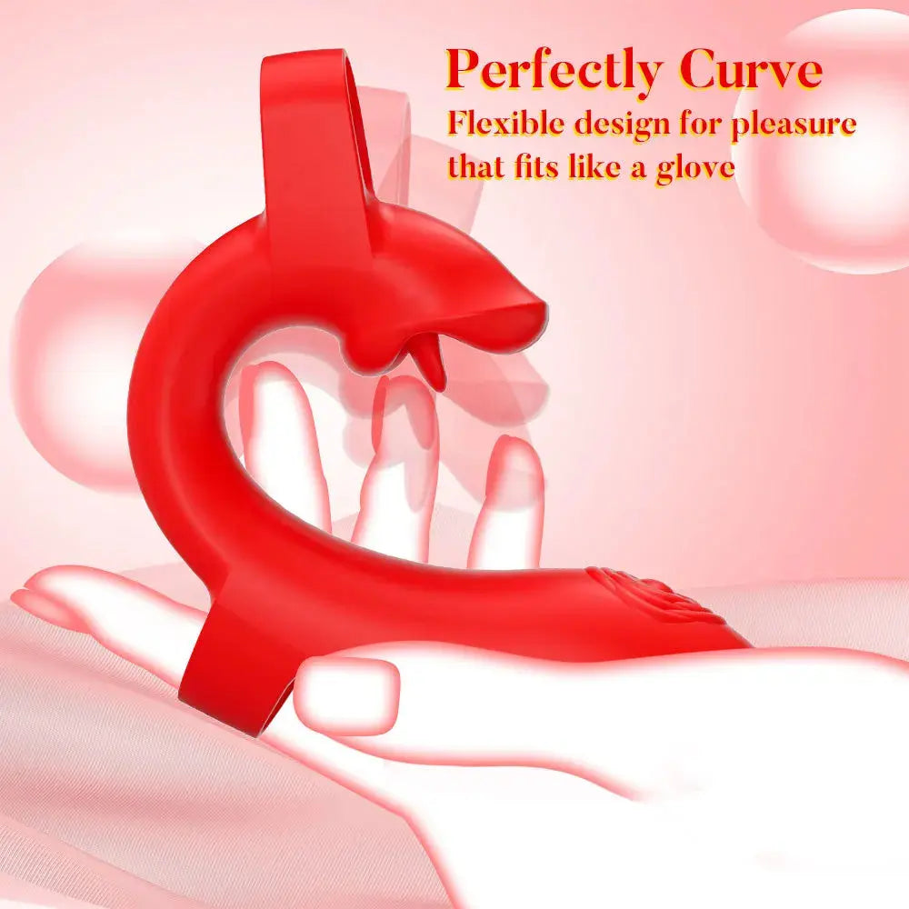 2in1 Wear Finger Vibrator Clitoral G Spot Trigger Stimulator 10 Speed Vaginal Massager Masturbation Sex Toy For women Adult 18 - buysextoyth