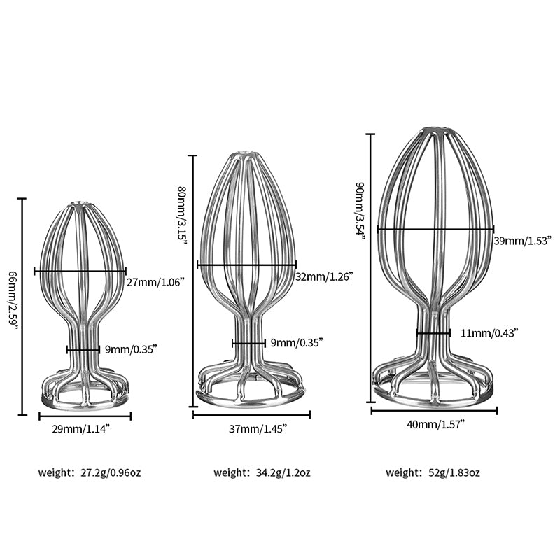 New Style Metal Anal Plug Hollow Out Butt Plug Dildo for Women Couple Masturbator Intimate Goods Anal Toys Sex Toys for Adults18 - buysextoyth