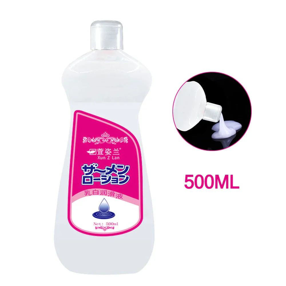 Lubricant for Men Women Sex Toys Cream Sex Viscous Lube Water Based Oil Lubricating Anal Vaginal Adult Imitation Semen Sex Shop - buysextoyth