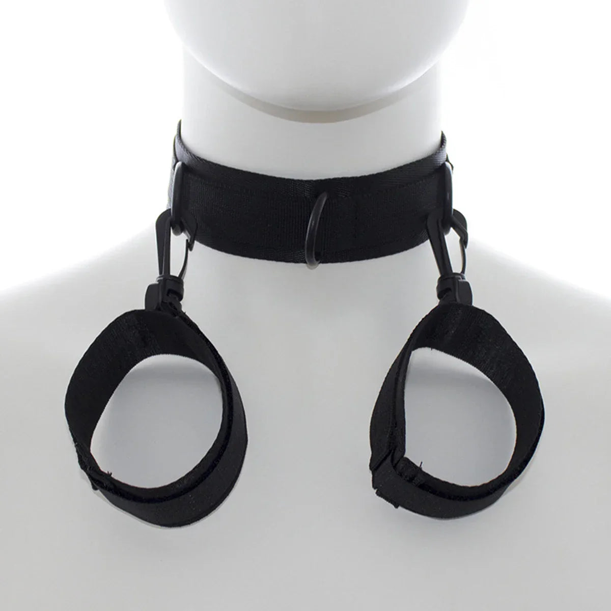 BDSM Neck Restraint Handcuff Adjustable Fastener SM Slave Sex Toy Nylon Handcuffs Erotic 18+ Adult Game Tool Kit Sex Shop - buysextoyth
