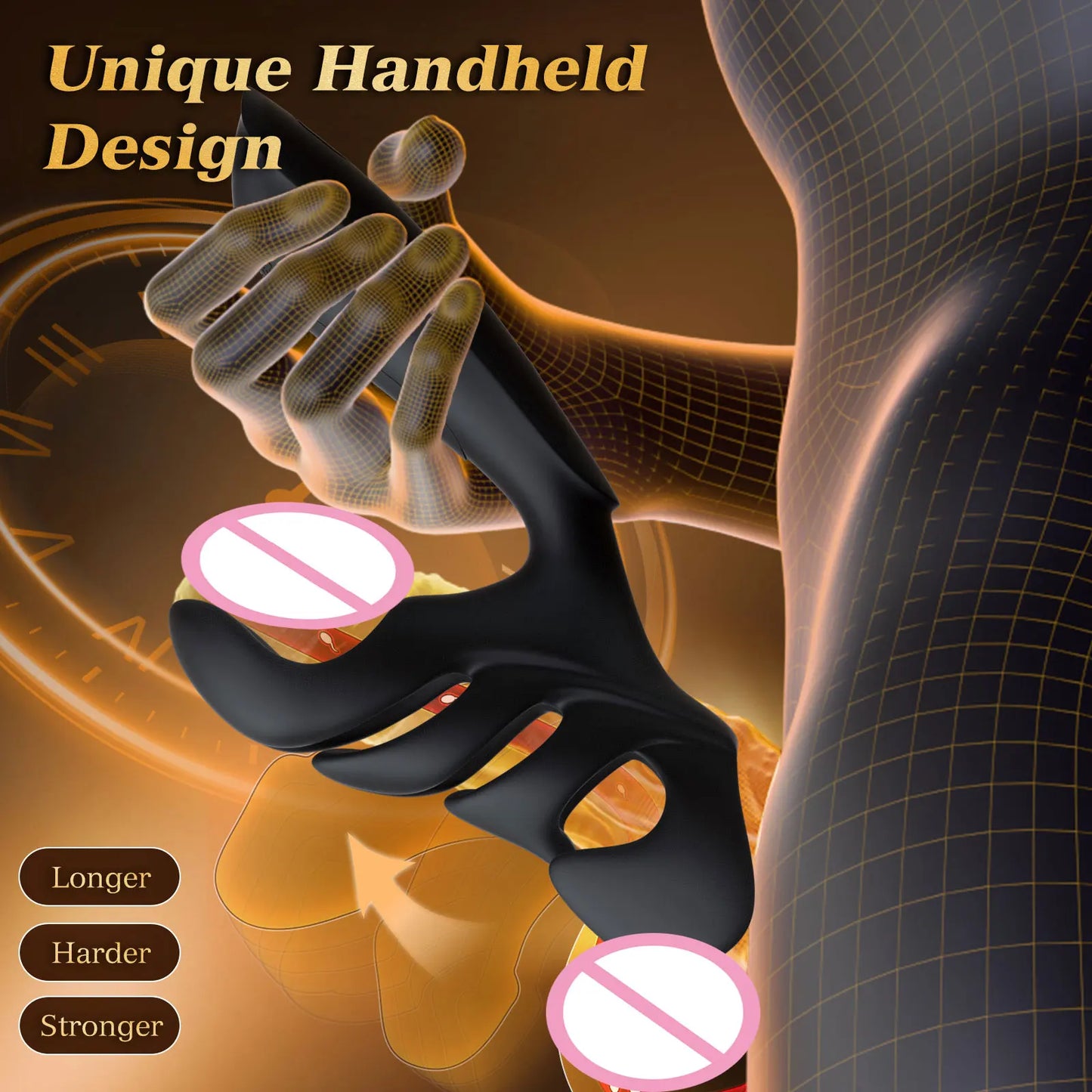 Masturbator for Men Penis Training Vibrator Glans Trainer Stimulator Massager Lasting Delay Endurance Adult Sex Toys For Men 18 - buysextoyth