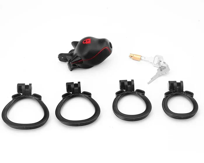 SM Silicone Puppy Male Chastity Cage Bondage Sex Toys Cb Lock Discreet Chastity Cock Cage Adults for Men's Abstinence for Gay - buysextoyth