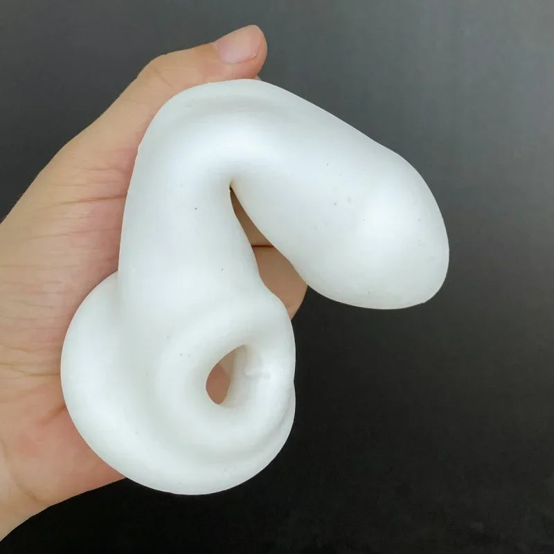 Vacuum Massager Sex Cup Reusable Male Soft Silicone Masturbator Portable Pocket Penis Long Lasting Trainer Pussy Adult Games - buysextoyth
