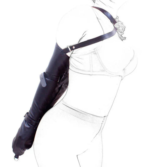 Adult Erotic Arm Restraints Sleeves BDSM Women's Bondage Leather Handcuffs Restraints Alternative Flirting Prison Toys Foreign - buysextoyth