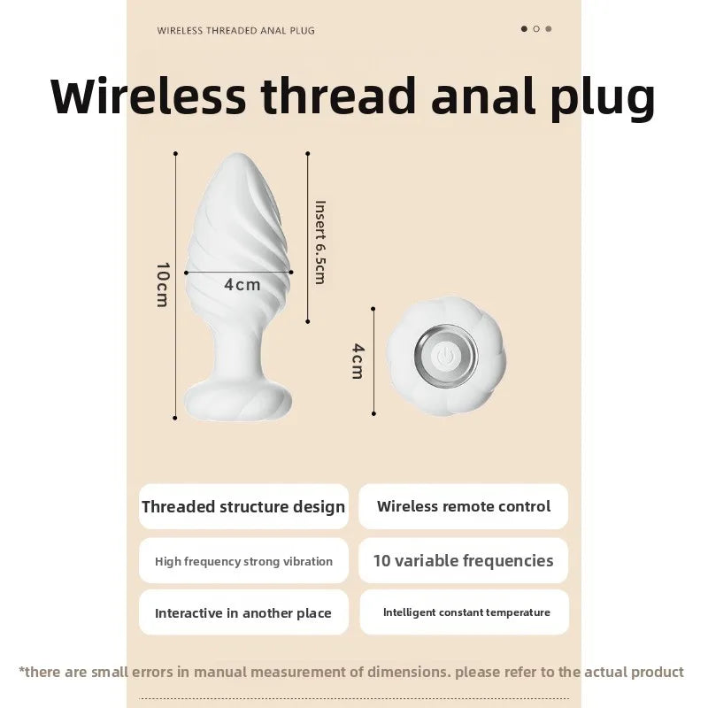 Butt Plug Anal Vibrator Prostate Massager for Men Wireless APP Vibrating Anal Plug for Women Adult Sex Toy for Gay Couples - buysextoyth