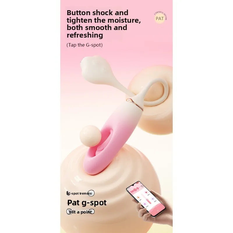 Flapping G Spot Vibrator for Women Clitoris Nipple Stimulator Massager Vibrating Egg Dildo Female Erotic Sex Toys Adult Supplies - buysextoyth