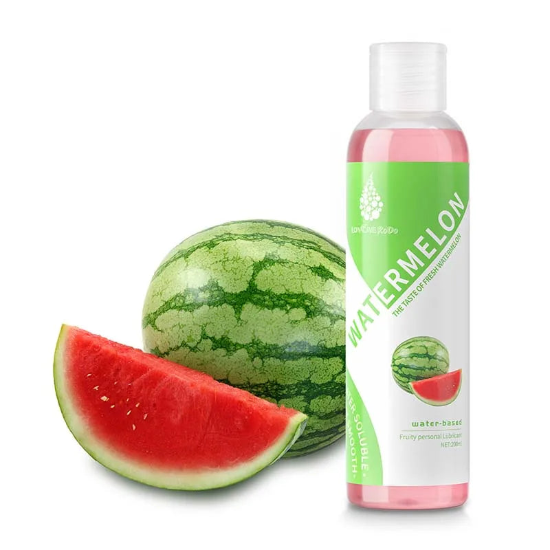 Fruit flavor Water Based Lubricant Lube Lubricants Gel Easy To Clean Products Lubricating Lotion 200ML - buysextoyth