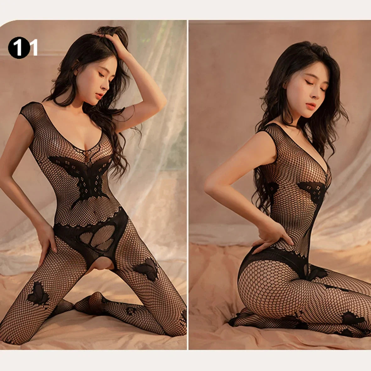 High Waist Pantyhose Mesh Stockings For Sex Sexy Porn Female Lingerie Fishnet Bondage Erotic Bodysuit Stretch Open Crotch Tights - buysextoyth