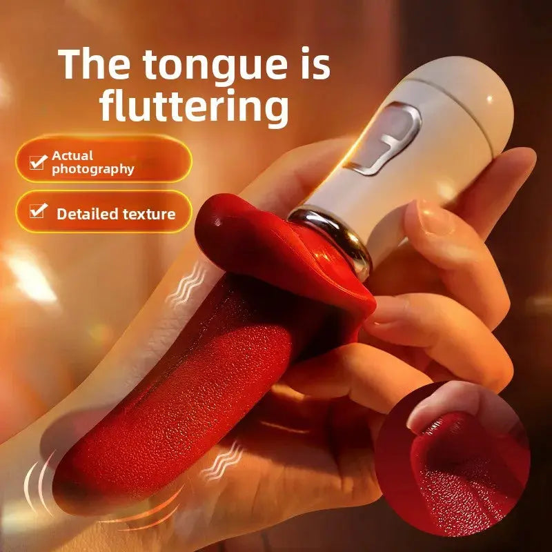 Powerful Tongue Licking Vibrator Adult Sex Toy For Women Female Masturbation Nipple Vagina Clitoris Stimulator G Spot Vibrators - buysextoyth