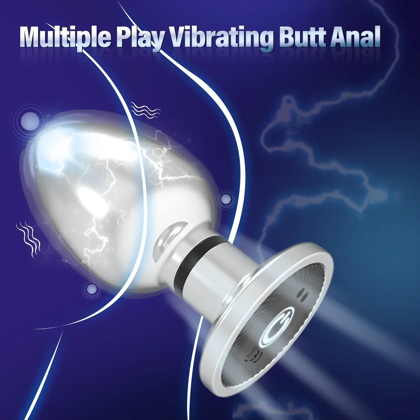 Electroshock Anal Vibrator Microcurrent Stimulation Remote Vibrating Butt Plug Prostate Massager Adult Women Men Anal Sex Toys - buysextoyth