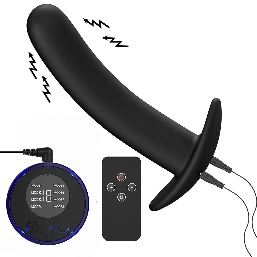 Shock Metal Anal Plug Beginner Remote Control Anus Dilation Prostate Massager Masturbation Tools Penis Stimulate BDSM Toys Adult - buysextoyth