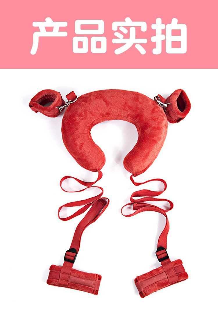 SM Bondage Restraints Slave Straps Pillow Sex Toys for Women Couples Handscuff Neck Ankle Cuffs Adult Games Sex Products - buysextoyth