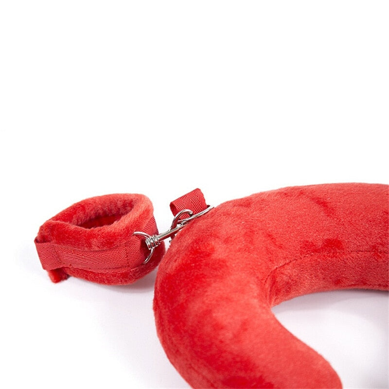 SM Bondage Restraints Slave Straps Pillow Sex Toys for Women Couples Handscuff Neck Ankle Cuffs Adult Games Sex Products - buysextoyth