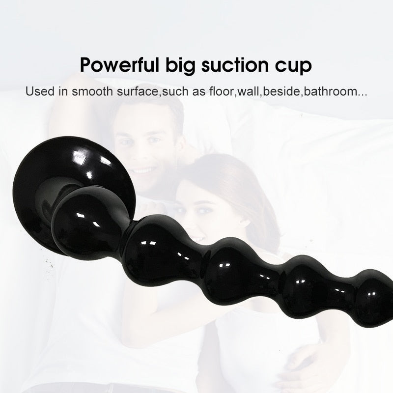 360mm Long Anal Plug 8 Beads Sex Toys for Female Gays Anus Prostate Massager Masturbator Anal Bead Balls Butt Sex Product Toys - buysextoyth