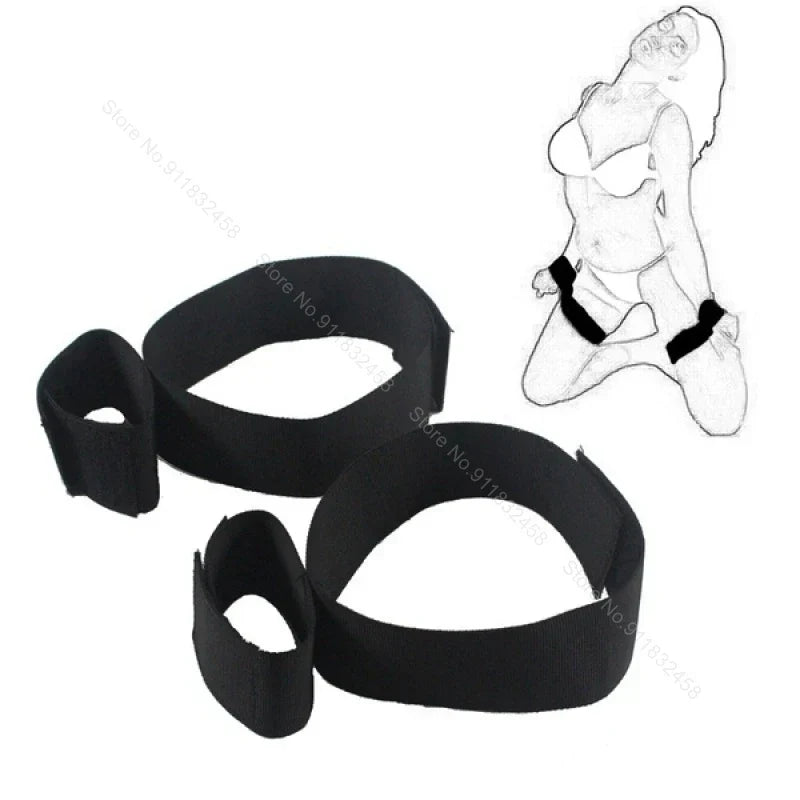 Sex Toys Cotton Bdsm Bondage Set Handcuffs Sexy Leg Pillow Thinning Belt Bending Orgasm Couple Toy - buysextoyth
