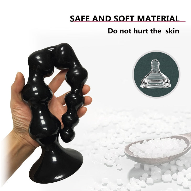 360mm Long Anal Plug 8 Beads Sex Toys for Female Gays Anus Prostate Massager Masturbator Anal Bead Balls Butt Sex Product Toys - buysextoyth