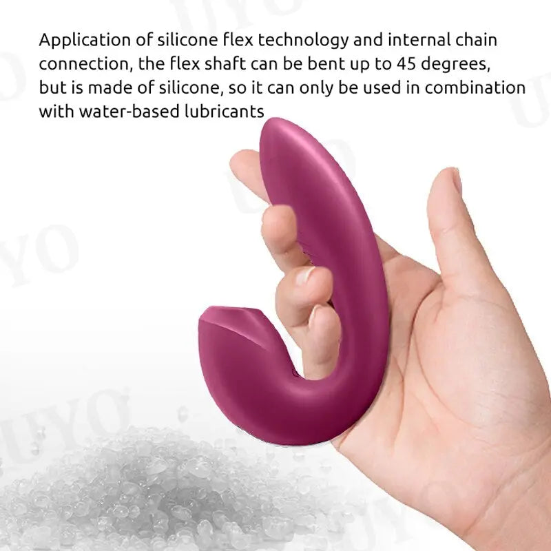 Satifyer ไวเบรเตอร์สำหรับผู้หญิงแอป Sunray.ไวเบรเตอร์2in1U-shaped สั่นได้18คู่ - buysextoyth