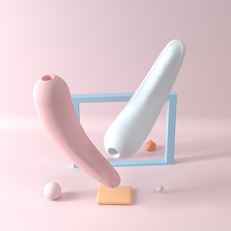 Satisfyer CURVY 2 + Vibrador App รีโมทคอนโทรล Vibrator Clit Sucker Vibrators สำหรับผู้หญิง Clitoris Nipple Sex ของเล่น UYO - buysextoyth
