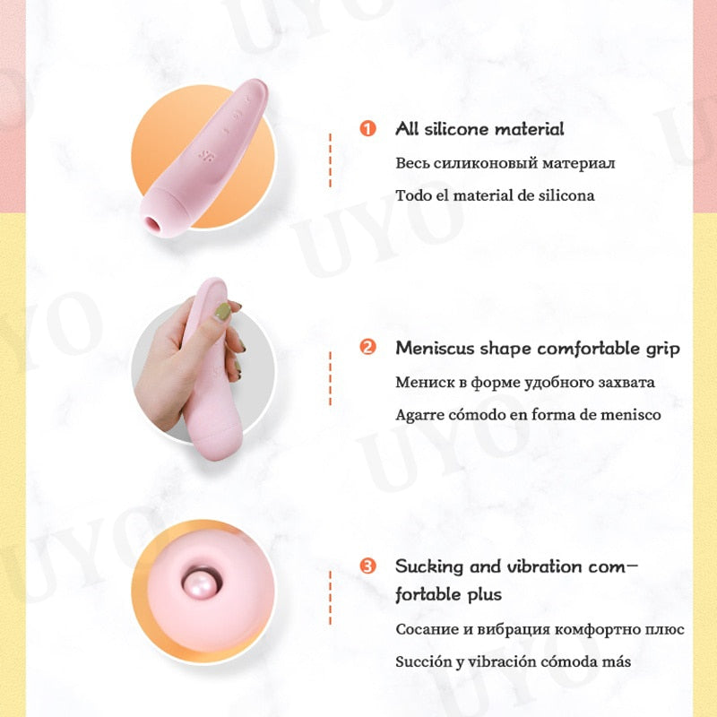Satisfyer CURVY 2 + Vibrador App รีโมทคอนโทรล Vibrator Clit Sucker Vibrators สำหรับผู้หญิง Clitoris Nipple Sex ของเล่น UYO - buysextoyth