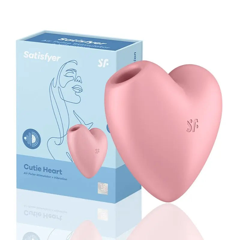 Satisfyer Cutie Love Heart Design Women Portable Mini Sex Toy Vibrator Silicone Vibrating Clitoral Sucking - buysextoyth