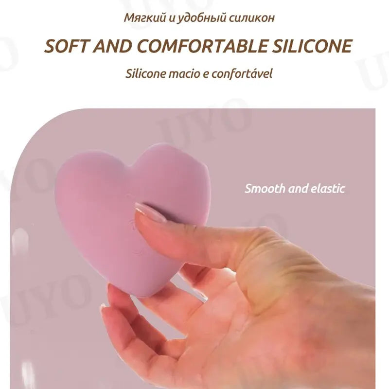 Satisfyer Cutie Love Heart Design Women Portable Mini Sex Toy Vibrator Silicone Vibrating Clitoral Sucking - buysextoyth