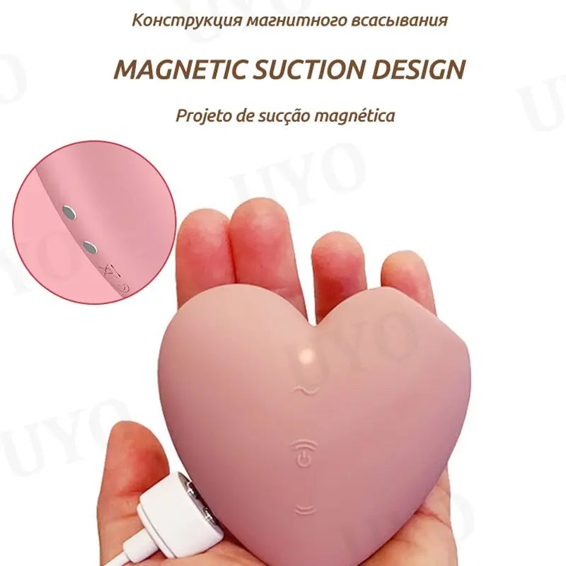 Satisfyer Cutie Love Heart Design Women Portable Mini Sex Toy Vibrator Silicone Vibrating Clitoral Sucking - buysextoyth