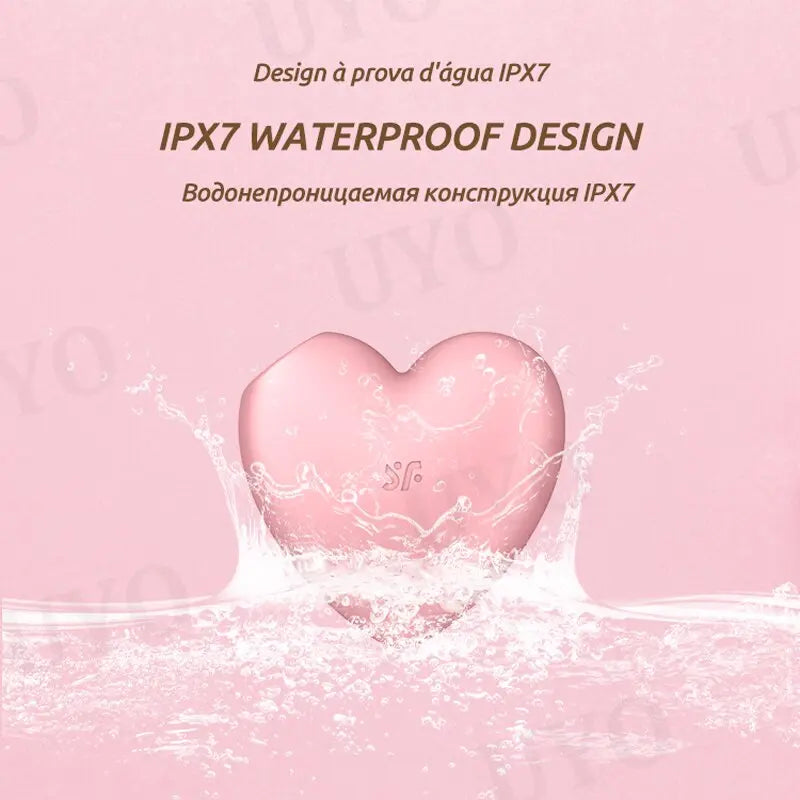 Satisfyer Cutie Love Heart Design Women Portable Mini Sex Toy Vibrator Silicone Vibrating Clitoral Sucking - buysextoyth