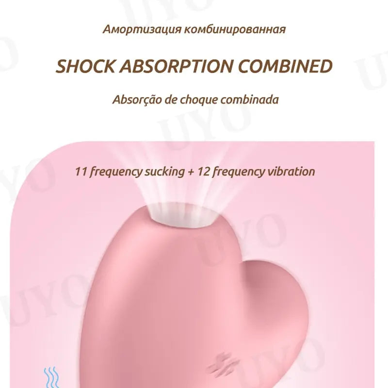 Satisfyer Cutie Love Heart Design Women Portable Mini Sex Toy Vibrator Silicone Vibrating Clitoral Sucking - buysextoyth