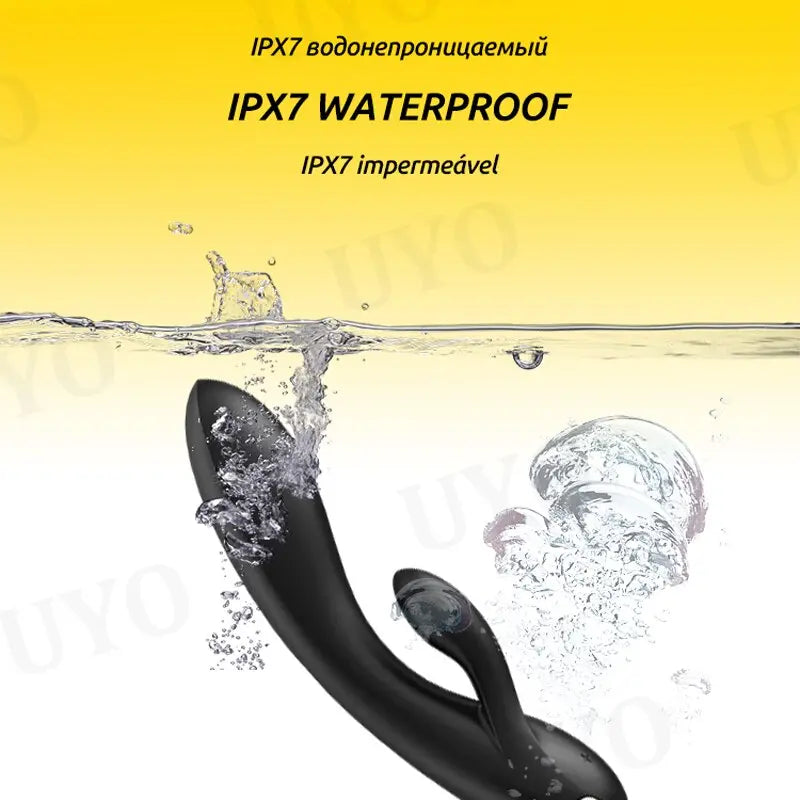 Satisfyer DOUBLE FLEX เชื่อมต่อรีโมทแอปควบคุมกระต่ายกระต่าย Super Power การสั่นสะเทือน G-Spot Clitoral Vibrator ผู้หญิงเซ็กซ์ทอย - buysextoyth