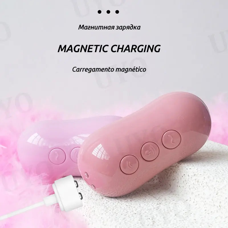 Satisfyer Gulali 2in1การสั่นสะเทือน Clitoris Stimulator Charge Nipple Sucker Vibrator Wanita แบบพกพา Mini Vibrator เซ็กซ์ทอย - buysextoyth