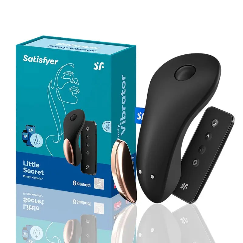 Satisfyer Little Secret เชื่อมต่อ App แม่เหล็กสวมใส่ Vibrator รีโมทคอนโทรล Clitoral Stimulator คู่ Vibrators สำหรับผู้หญิง UYO - buysextoyth