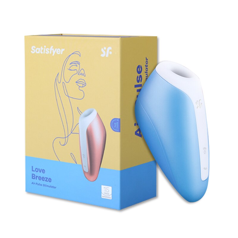 Satisfyer Love Breeze Vibrators สำหรับผู้หญิง Clitoris Sucker เลีย Mini Clitoris Nipple Sucker UYO เพศของเล่นสำหรับผู้หญิง - buysextoyth