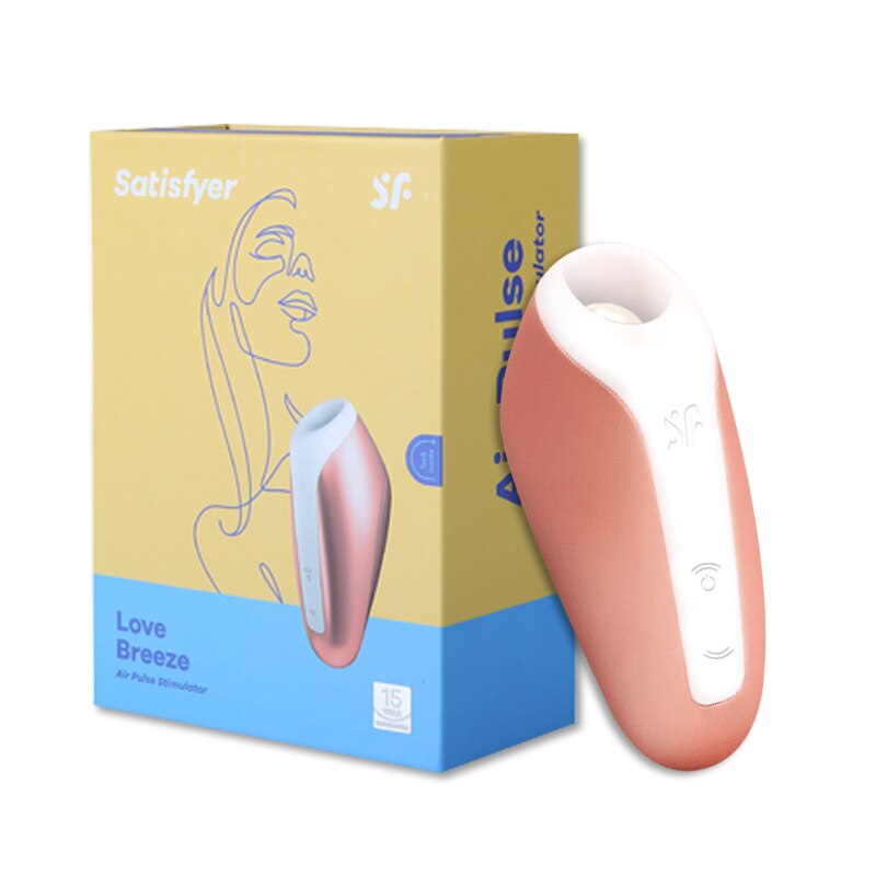 Satisfyer Love Breeze Vibrators สำหรับผู้หญิง Clitoris Sucker เลีย Mini Clitoris Nipple Sucker UYO เพศของเล่นสำหรับผู้หญิง - buysextoyth