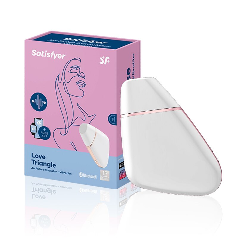 Satisfyer Love Triangle app remote control vibrators for women sex shop clitoris stimulator Charge Nipple Sucker female vibrator - buysextoyth