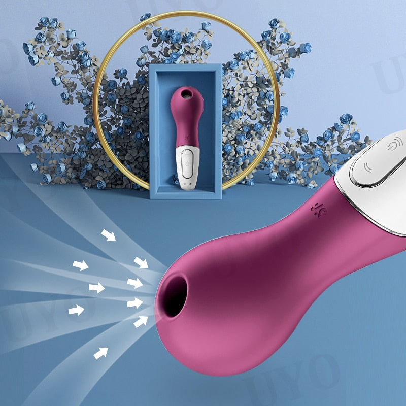 Satisfyer Lucky Libra Clitoris Stimulator ชาร์จ Vibrators สำหรับผู้หญิง Clitoris Sucker ซิลิโคนจับแหวน Nipple Sucker ของเล่น - buysextoyth