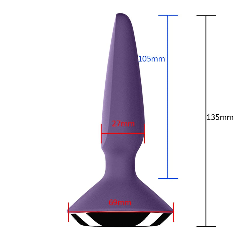 Satisfyer Plug-Ilicious 1app รีโมทคอนโทรล Anal Plug ของเล่นสำหรับชาย Vibrator ซิลิโคนวัสดุต่อมลูกหมาก Massager หญิง Anal Plug - buysextoyth