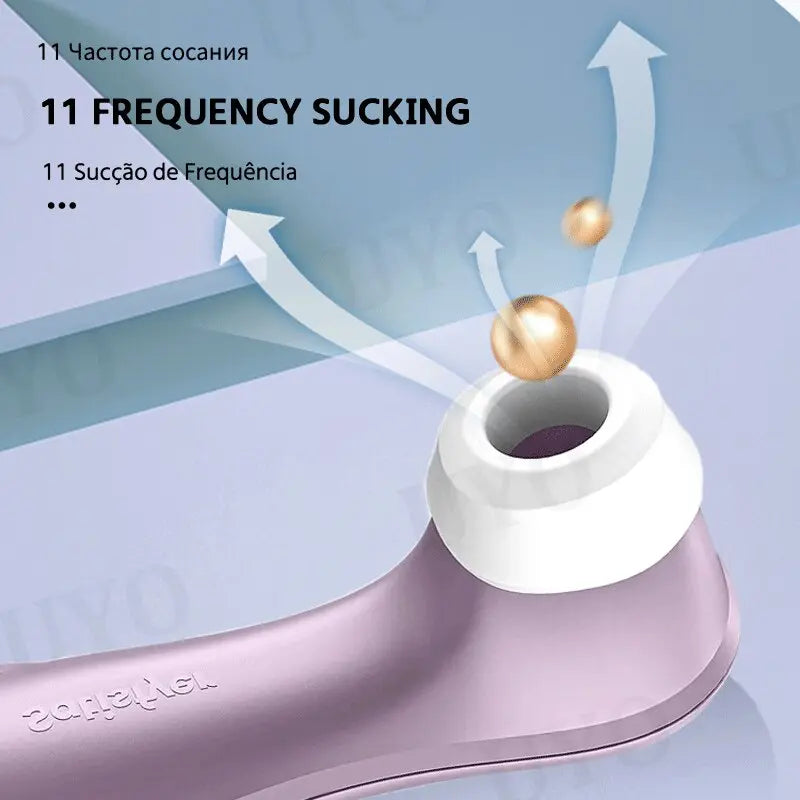 Satisfyer Pro 2ดูด Vibrators หญิง Clit กระตุ้นการสั่นสะเทือน Nipple Sucker Clitoris สั่นสำหรับผู้หญิงเซ็กซ์ทอย Vibrator thai-adult