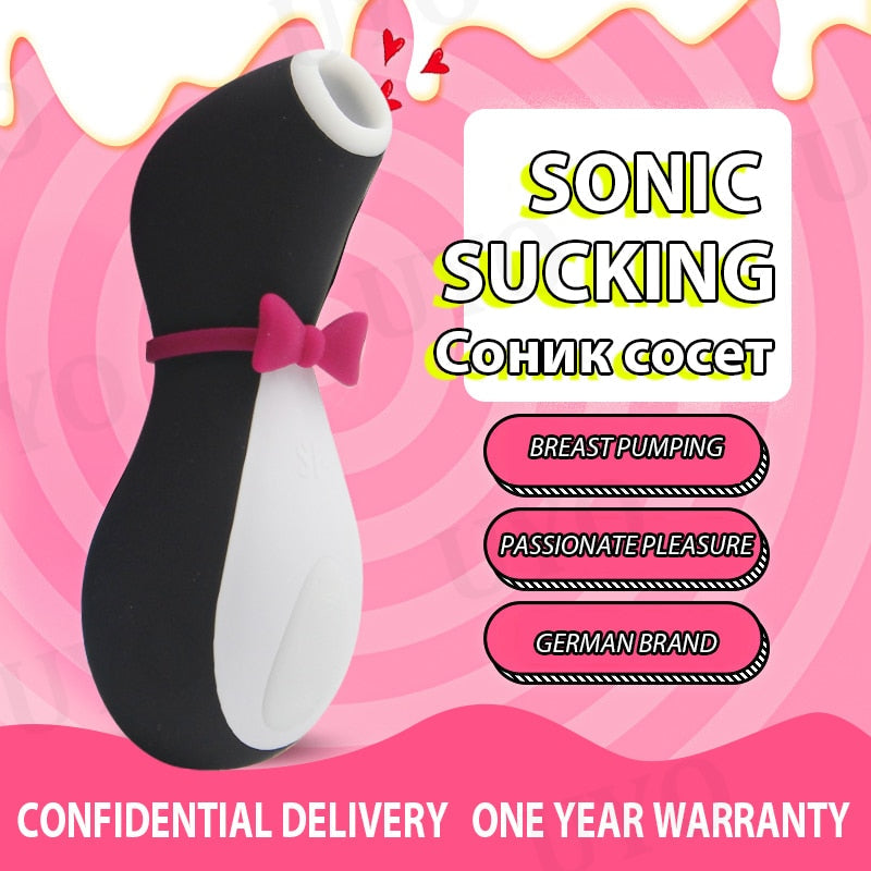 Satisfyer Pro Penguin ดูด Clit กระตุ้น G Spot ซิลิโคนการสั่นสะเทือน Nipple Sucker เร้าอารมณ์การ์ตูนของเล่นสำหรับผู้ใหญ่ Vibrator ผู้หญิง - buysextoyth