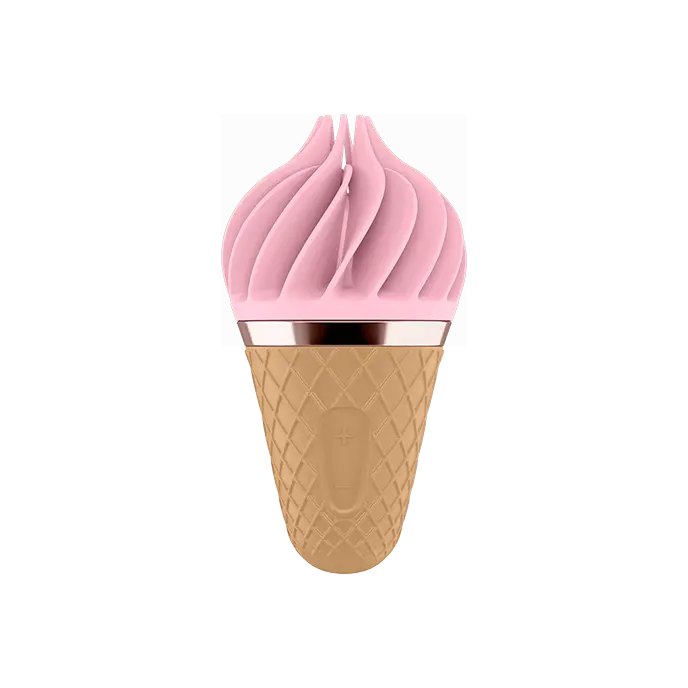 เยอรมนี Satisfyer Sweet Treat Ice Cream Cone Vibrator เพศของเล่นสำหรับหญิงนุ่มซิลิกาเจล Clitoris Stimulator UYO Mini ผู้ใหญ่ของเล่น - buysextoyth