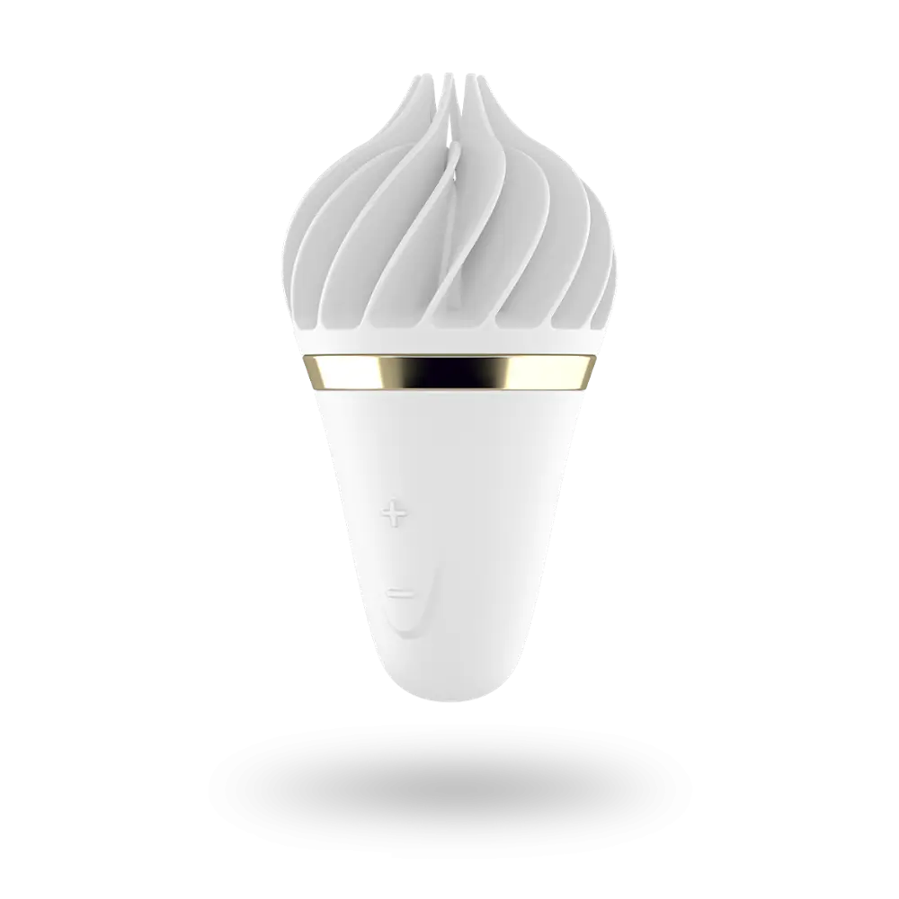 เยอรมนี Satisfyer Sweet Treat Ice Cream Cone Vibrator เพศของเล่นสำหรับหญิงนุ่มซิลิกาเจล Clitoris Stimulator UYO Mini ผู้ใหญ่ของเล่น - buysextoyth
