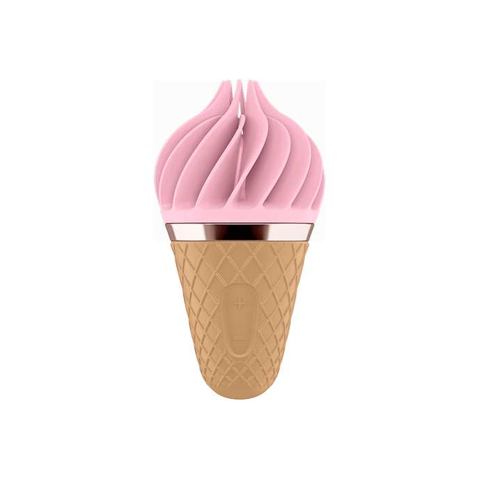 เยอรมนี Satisfyer Sweet Treat Ice Cream Cone Vibrator เพศของเล่นสำหรับหญิงนุ่มซิลิกาเจล Clitoris Stimulator UYO Mini ผู้ใหญ่ของเล่น - buysextoyth