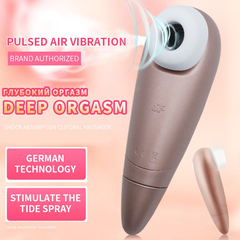 เยอรมัน Satisfyer ของเล่น Vibrator Clitoris Stimulator ซิลิโคน Vibrator Nipple Sucker UYO Vibrators สำหรับผู้หญิง Sucker Clitoris - buysextoyth