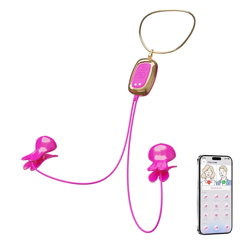 Nipple Clip Sucking Vibrator Clitoral Breast Vibrator G-spot Stimulator Female Orgasm Flirting Masturbator Adult Products - buysextoyth