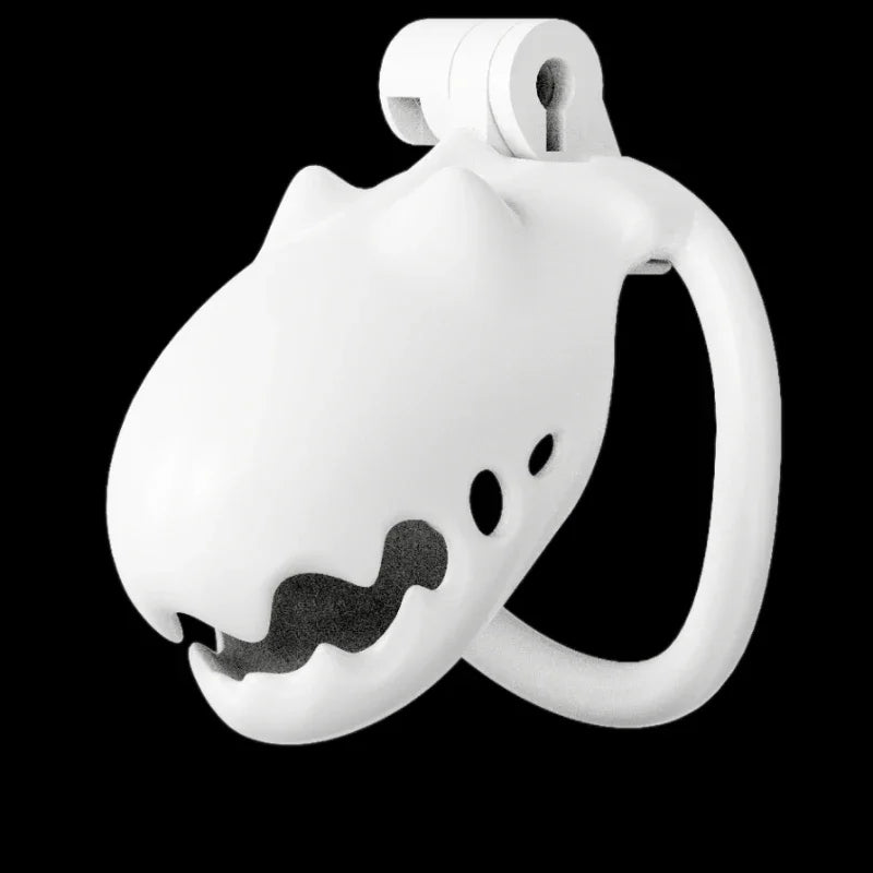 Furry Cute Male Chastity Cage CB Lock SM Flirting Adult Toy Bondage Device for Gay Erotic Urethral Lock with 4Ring Wrapped Penis - buysextoyth