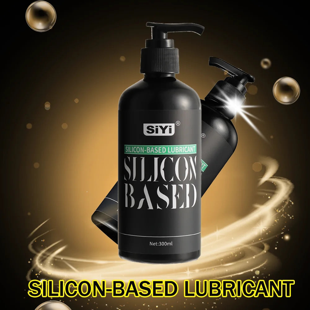 120ml/300ml Silicone-Based Lube with Press Pump. Long-Lasting Stringy Anal Lubricant Suitable for Bathroom and Underwater Use - buysextoyth